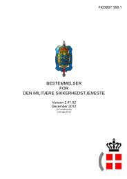 FKOBST 358-1 - Forsvarets Efterretningstjeneste