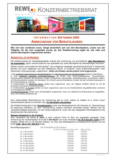 KBR Info 9-08 September Berufsjahre - linea7.com