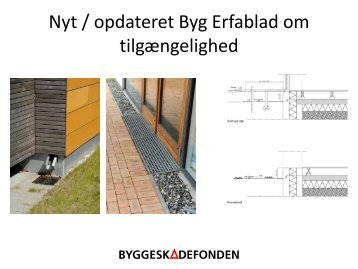 Tilgængelighed – revideret Byg Erfablad