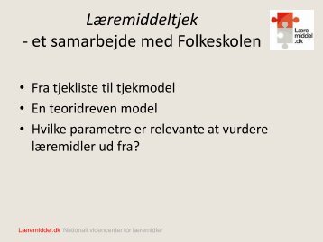 Præsentation ved Thomas Illum Hansen og Dorte ... - Læremiddel.dk