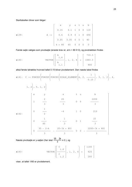 Lineær programmering - Matematik og naturfag i verdensklasse