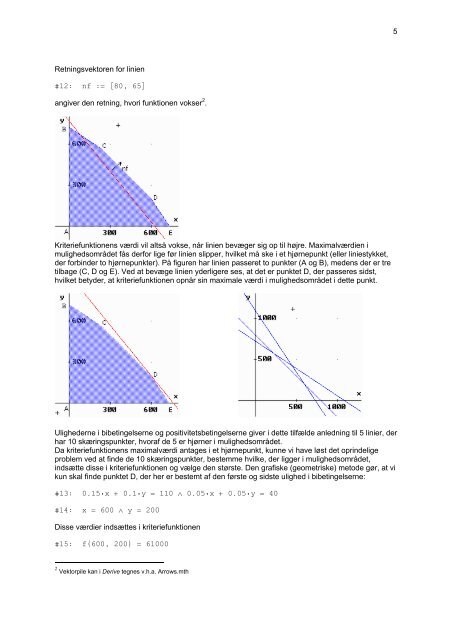 Lineær programmering - Matematik og naturfag i verdensklasse