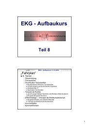 EKG - Aufbaukurs