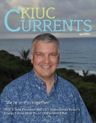 “We're in this together.” - Kauai Island Utility Cooperative