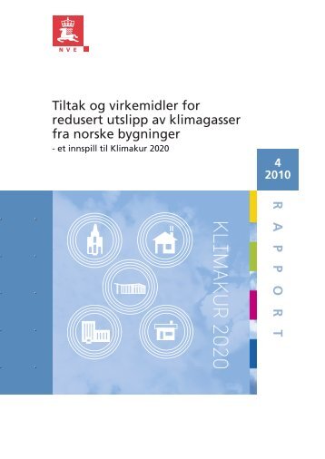 Tiltak og virkemidler for redusert utslipp av klimagasser fra ... - NVE