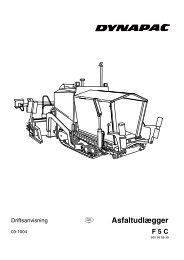 Asfaltudlægger - Dynapac