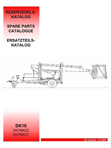 RESERVEDELS- KATALOG SPARE PARTS ... - AJ Maskin AS