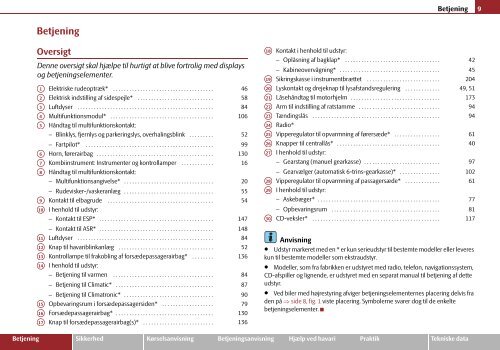 ŠkodaRoomster INSTRUKTIONSBOG - Media Portal - Škoda Auto