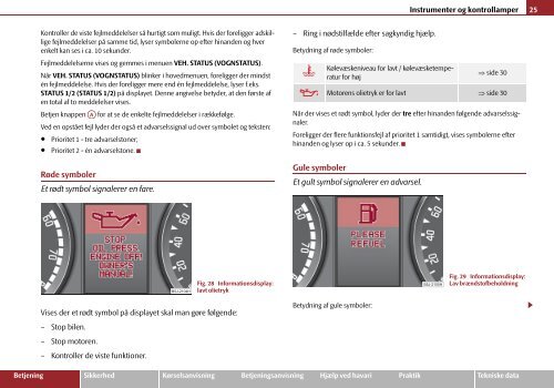 ŠkodaRoomster INSTRUKTIONSBOG - Media Portal - Škoda Auto