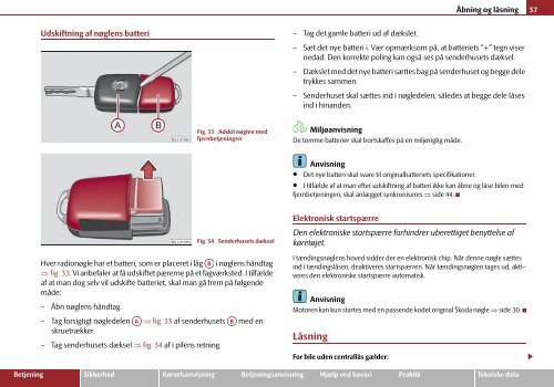 ŠkodaRoomster INSTRUKTIONSBOG - Media Portal - Škoda Auto