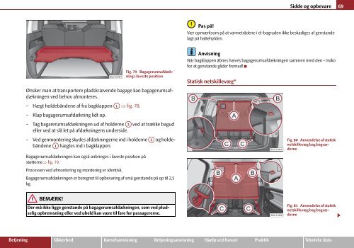 ŠkodaRoomster INSTRUKTIONSBOG - Media Portal - Škoda Auto