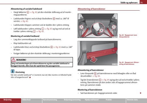 ŠkodaRoomster INSTRUKTIONSBOG - Media Portal - Škoda Auto