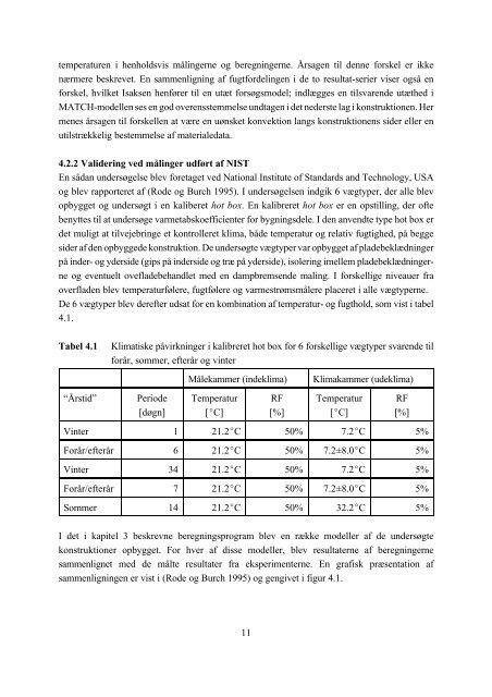 litteraturstudie, materialedata og vurdering af egnethed for temperatur