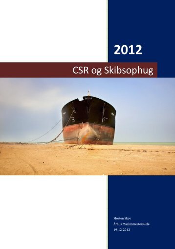 CSR og Skibsophug.pdf - Aarhus Maskinmesterskole Campus