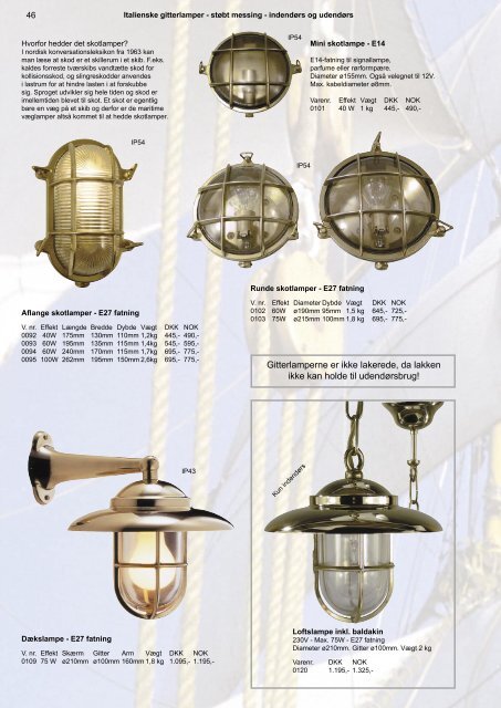 Delite maritim 2011 catalogue