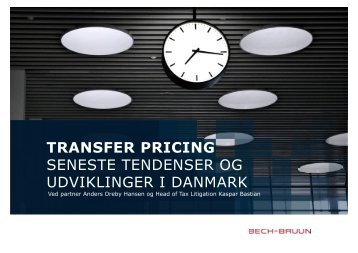 Transfer pricing del 1 - Bech-Bruun