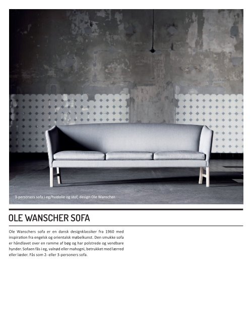 Ole Wanscher Brochure - Carl Hansen & Son