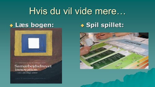 Samarbejdsdrevet Innovation: - KS