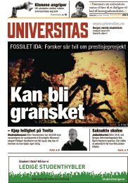 Eksempel på fossile stevnemøter
