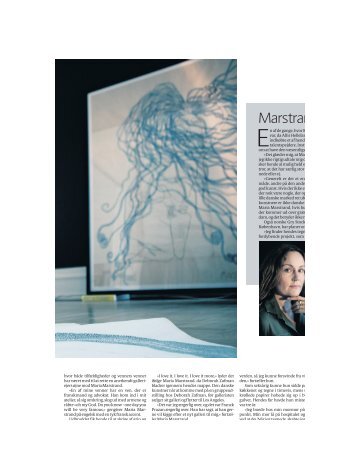 ARTIKEL BERLINGSKE / 2 SIDER / 12 - Maria Marstrand