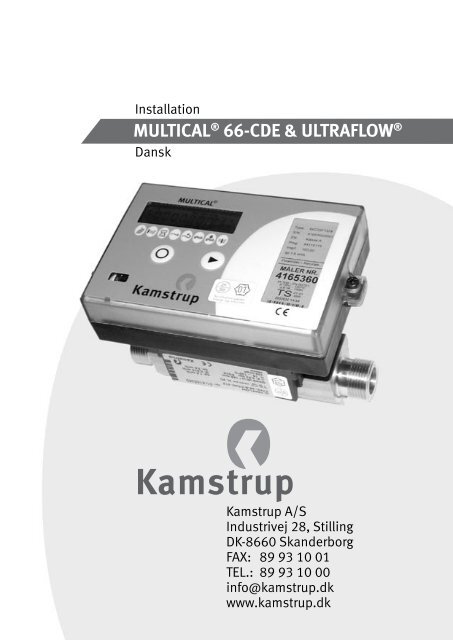 MULTICAL® 66-CDE & ULTRAFLOW® - Kamstrup