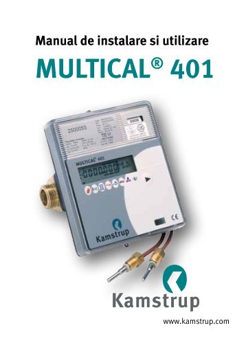 Manual de instalare si utilizare MULTICAL® 401 - Kamstrup