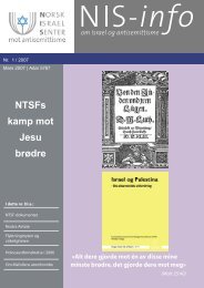 NIS-info 2006/2 - Senter mot antisemittisme