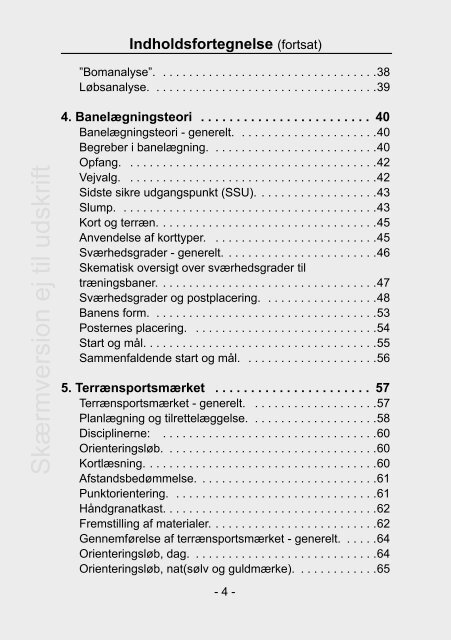 O-løb, Temahefte 7 CFI