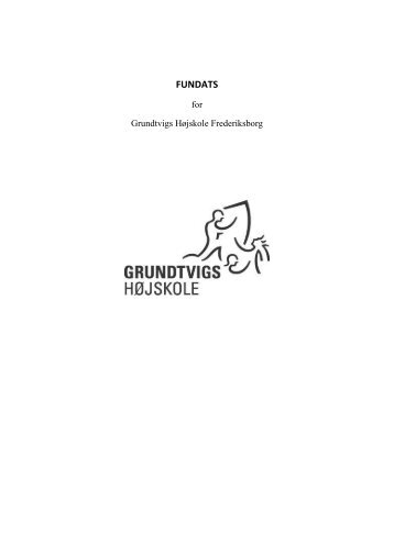 FUNDATS - Grundtvigs Højskole