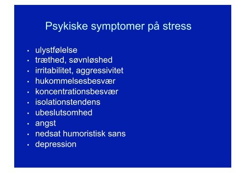 Personlighed, stress og depression - Region Sjælland