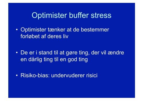 Personlighed, stress og depression - Region Sjælland