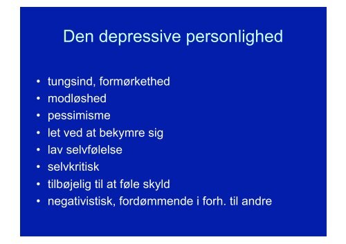 Personlighed, stress og depression - Region Sjælland