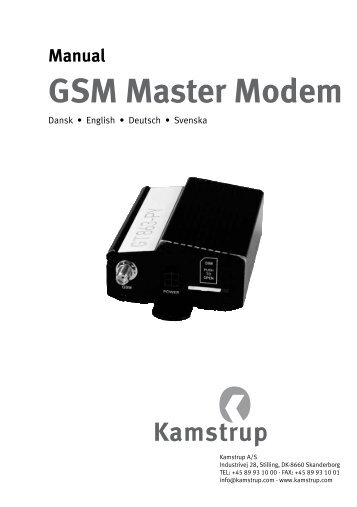 GSM Master Modem von Kamstrup