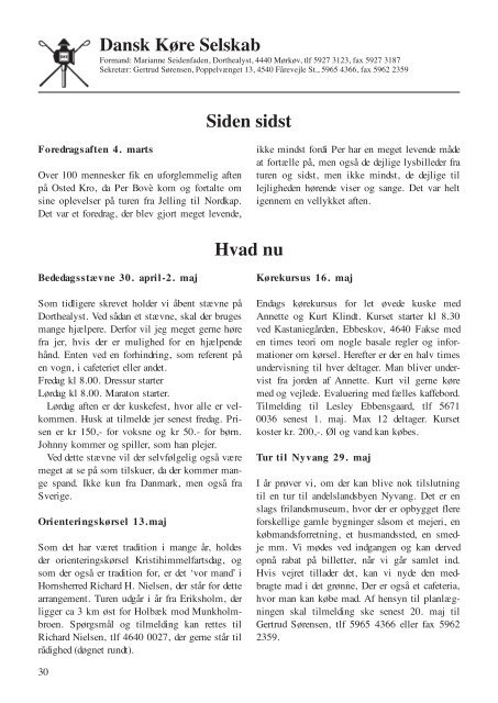 Køresporten nr. 2 1999.pdf - Karetmager.dk