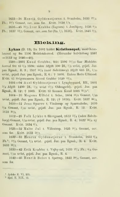 Danmark-Norges Len og Lensmænd 1596-1660