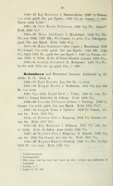 Danmark-Norges Len og Lensmænd 1596-1660