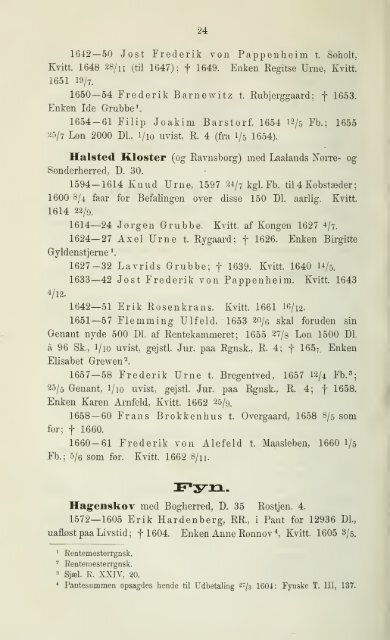 Danmark-Norges Len og Lensmænd 1596-1660