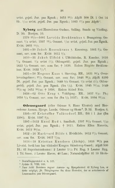 Danmark-Norges Len og Lensmænd 1596-1660