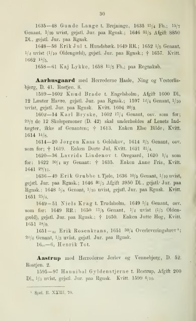 Danmark-Norges Len og Lensmænd 1596-1660