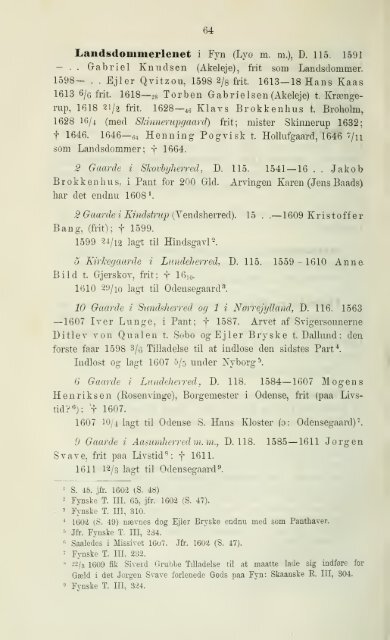 Danmark-Norges Len og Lensmænd 1596-1660