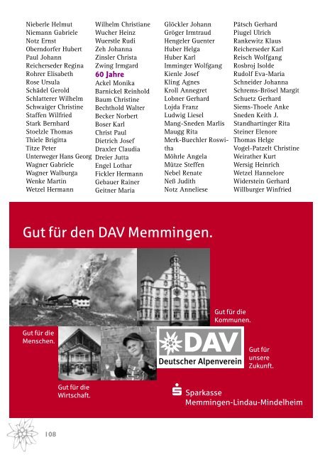 DAV Memmigen Jahresschrift 2013