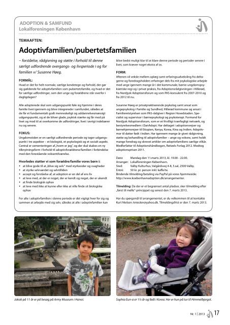 tema: voksne adopterede - Adoption og Samfund