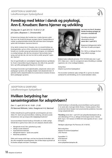 tema: voksne adopterede - Adoption og Samfund