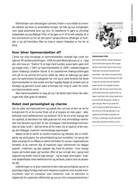 Undervisningsmateriale - Experimentarium