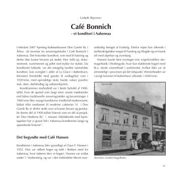Café Bonnich - Den Gamle By