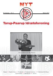 TPI Nyt Marts 2013.pdf - Tarup Paarup Idrætsforening