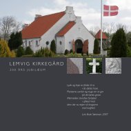 LEMVIG KIRKEGÅRD - Lemvig kirkerne