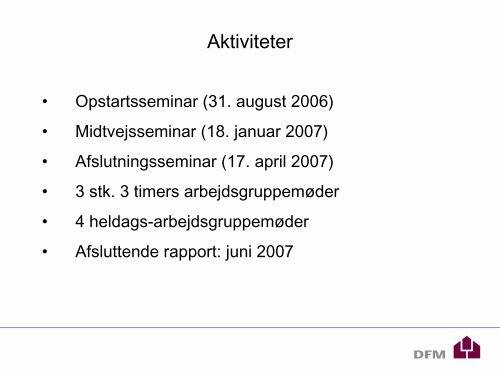 Poul Henrik Dues præsentation - DFM-net