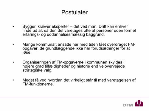 Poul Henrik Dues præsentation - DFM-net