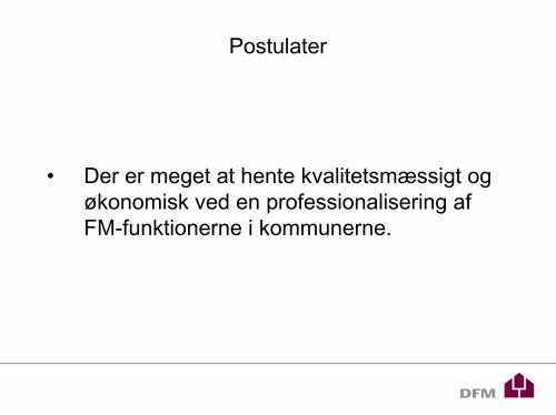 Poul Henrik Dues præsentation - DFM-net